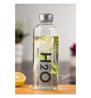 Glass Bottle - Gray