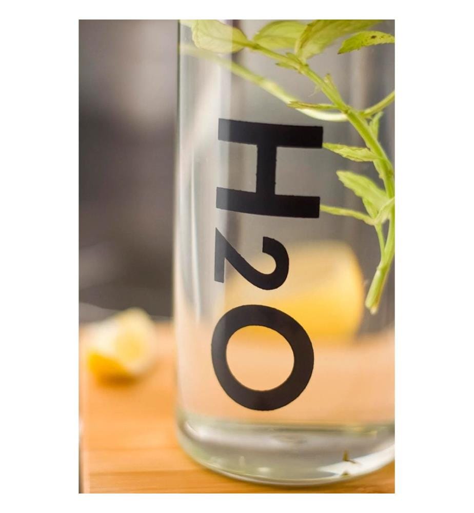 Glass Bottle - Gray