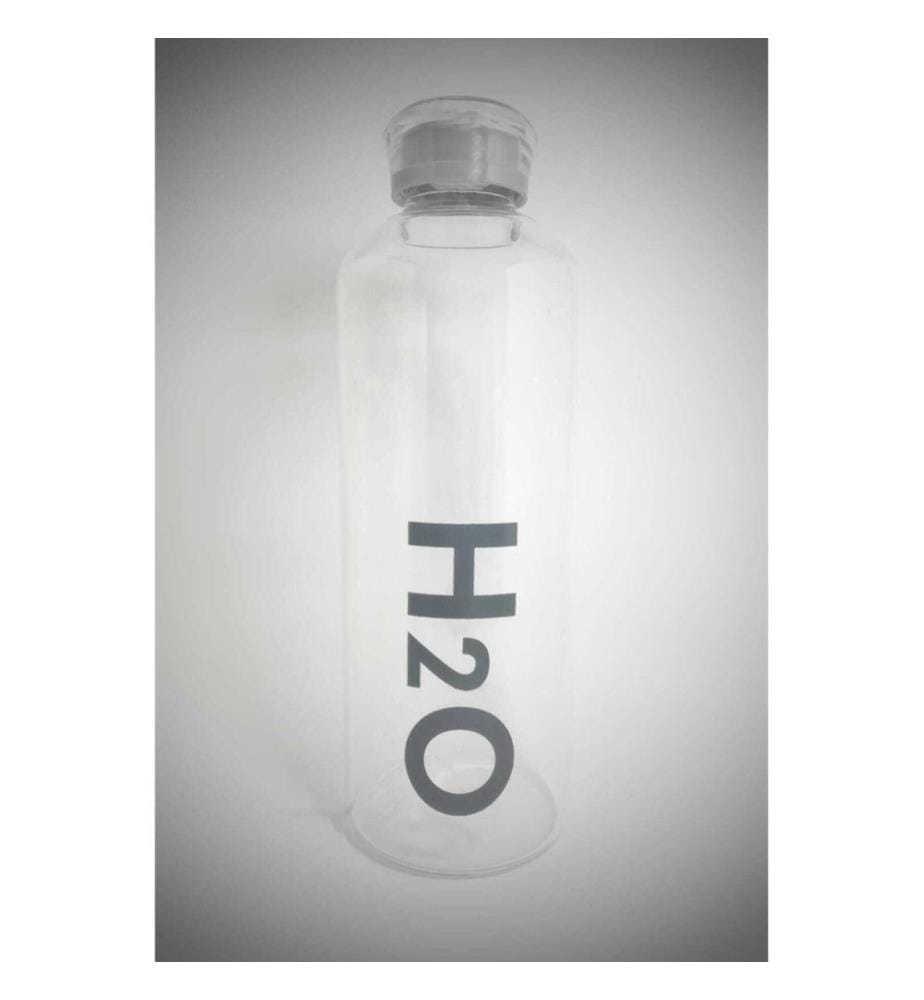 Glass Bottle - Gray