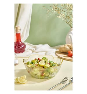 Glass Salad Bowl - Clear