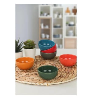 Set of 6 bowls - Multicolored