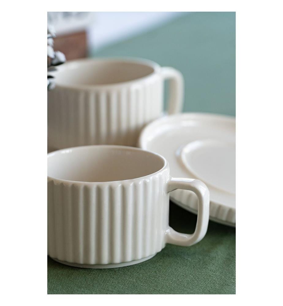 Set of 4 Tea Service Pieces - White