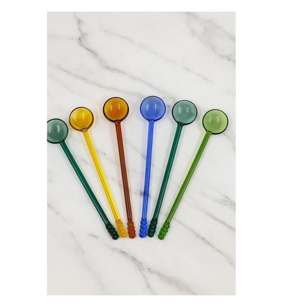 Set of 6 spoons - Clear
