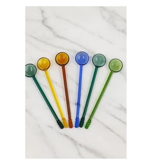 Set of 6 spoons - Clear