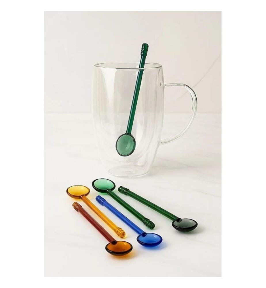 Set of 6 spoons - Clear