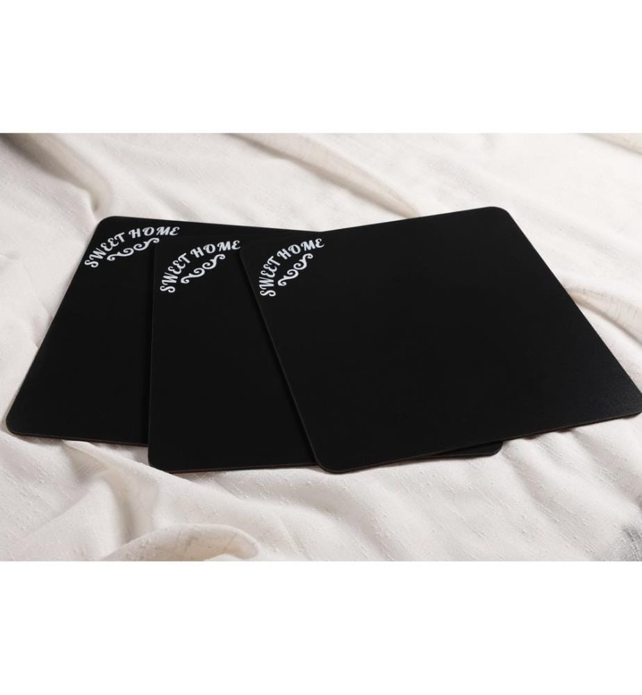 Set of 6 placemats - Black