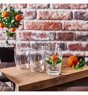 Set of 6 glasses - Clear