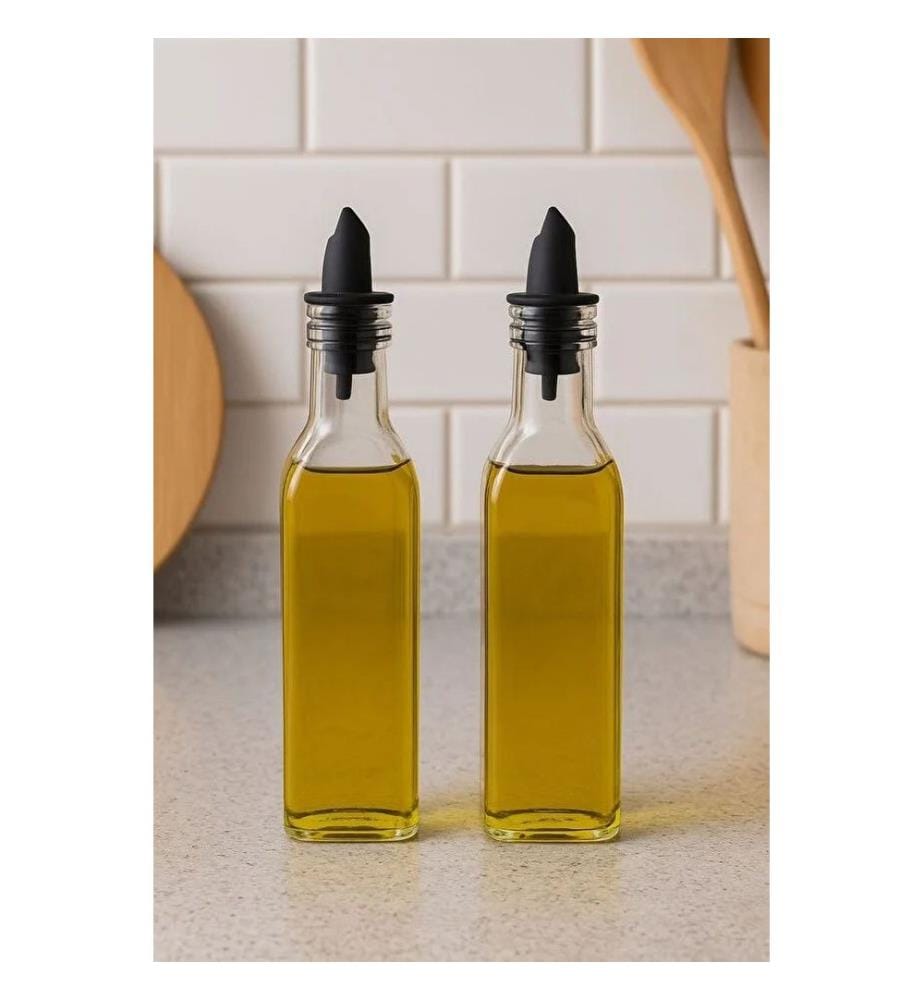 Set of 2 Oil Dispensers - Clear