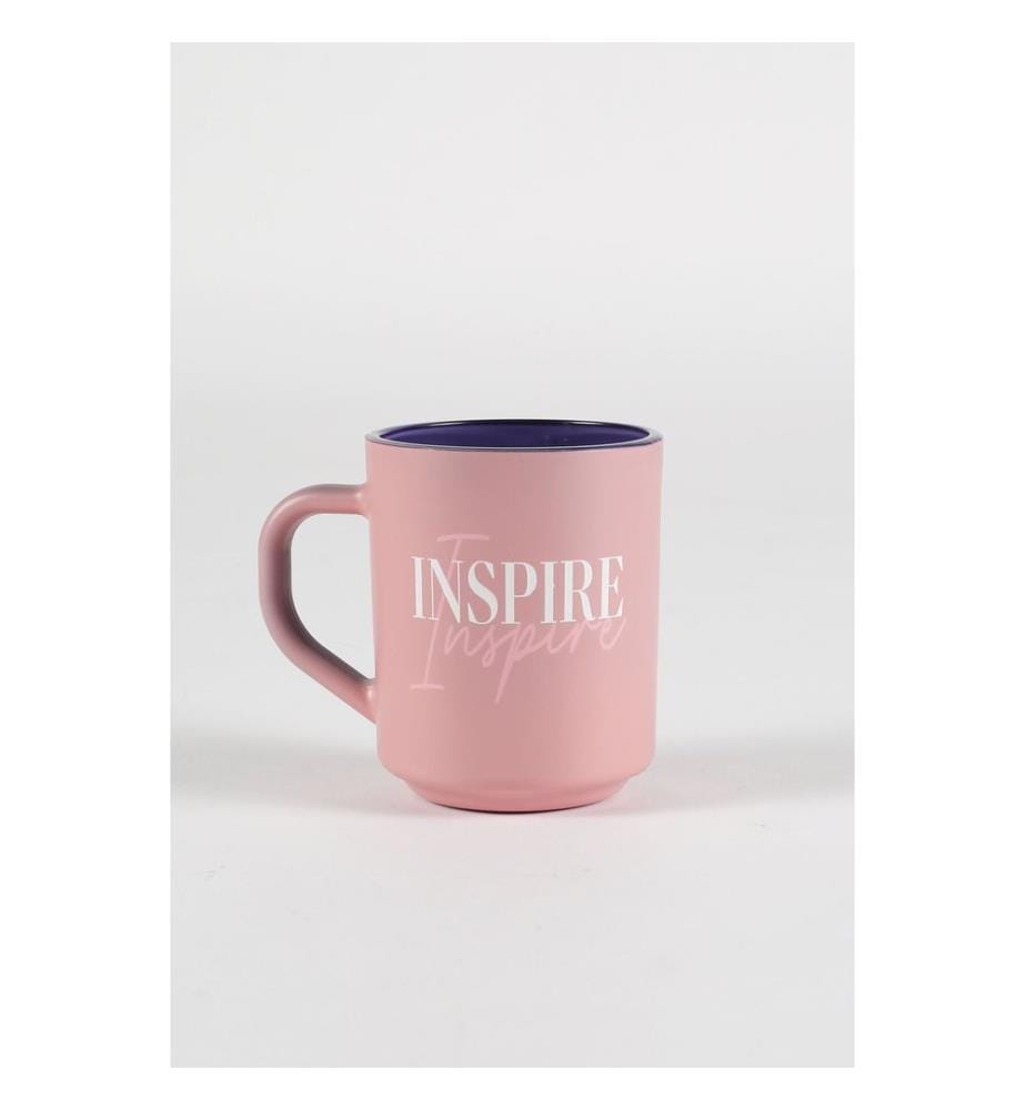 Set of 3 mugs - Pink, yellow, and purple