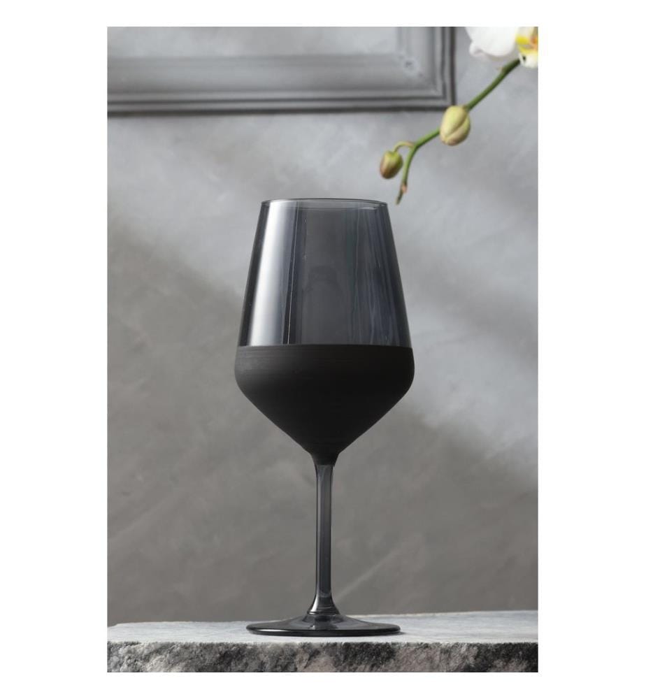 Set of 4 wine glasses - Black