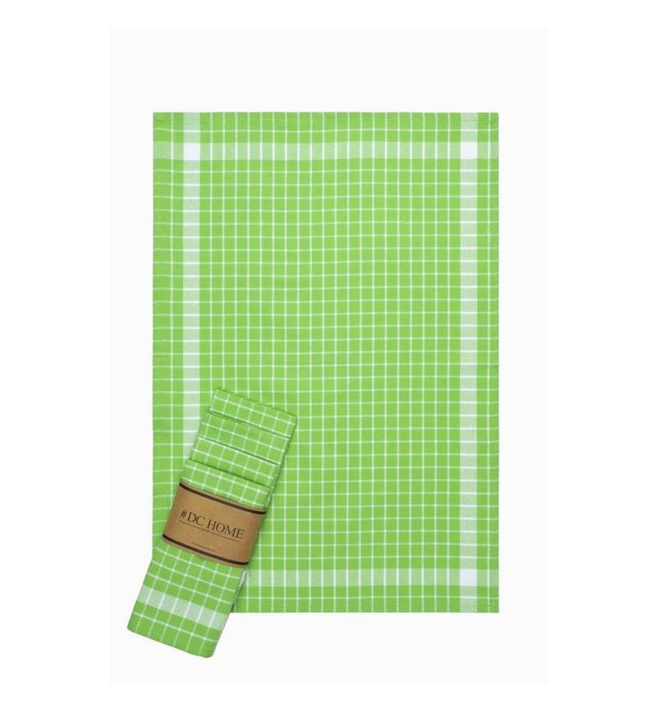 Set of 5 hand towels - Green