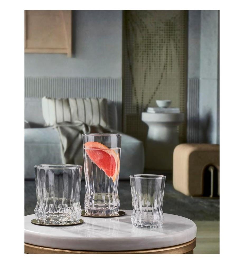 Set of 18 glasses - Clear