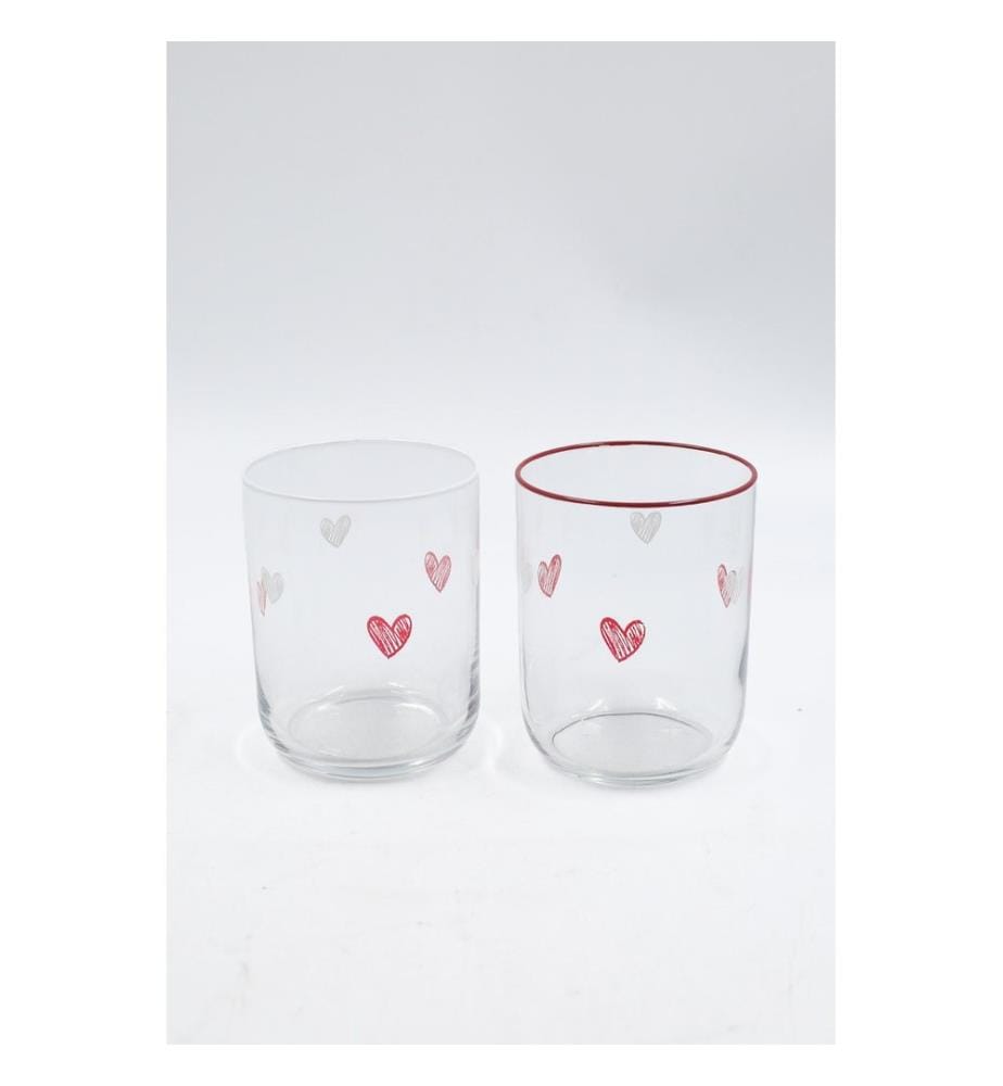 Set of 2 glasses - Clear