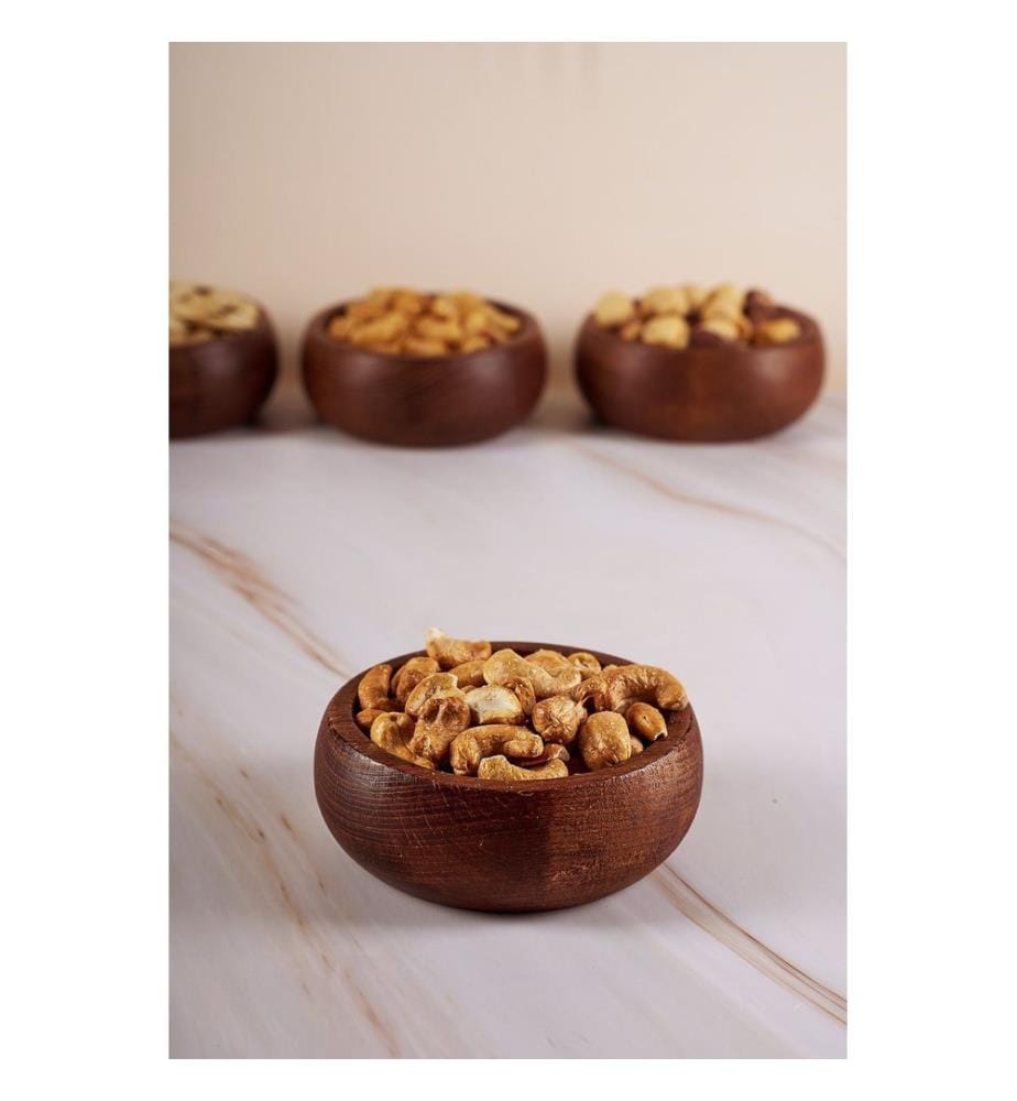 Set of 4 sauce bowls - Dark brown