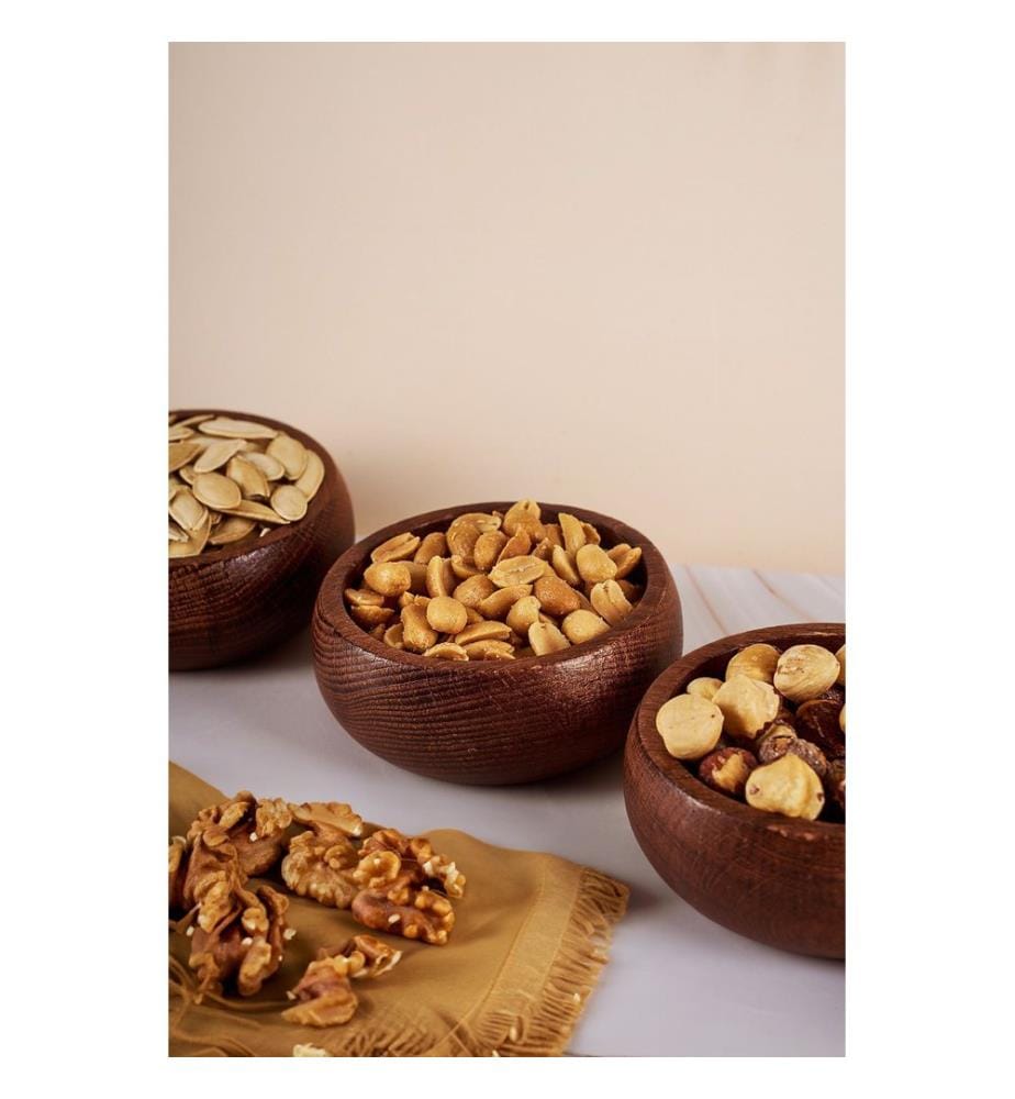 Set of 4 sauce bowls - Dark brown