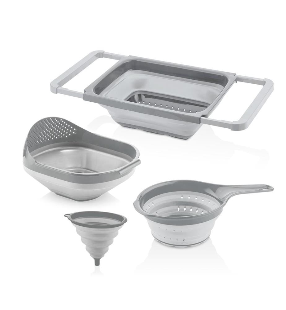 Set of 5 colanders - Gray