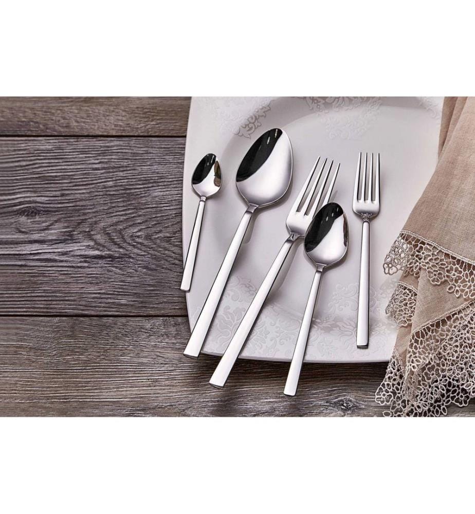 Set of 30 place settings - Chrome
