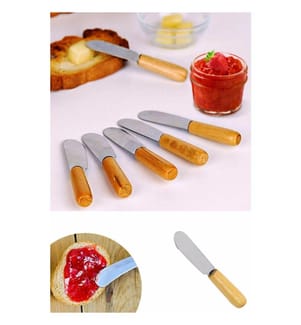 Set of 6 butter knives - Assorted colors