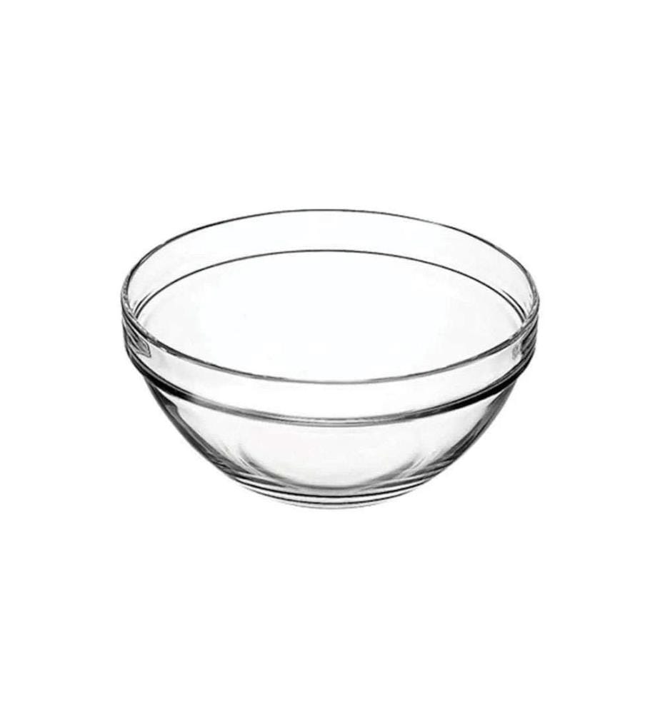 Set of 6 Glass Bowls - Clear