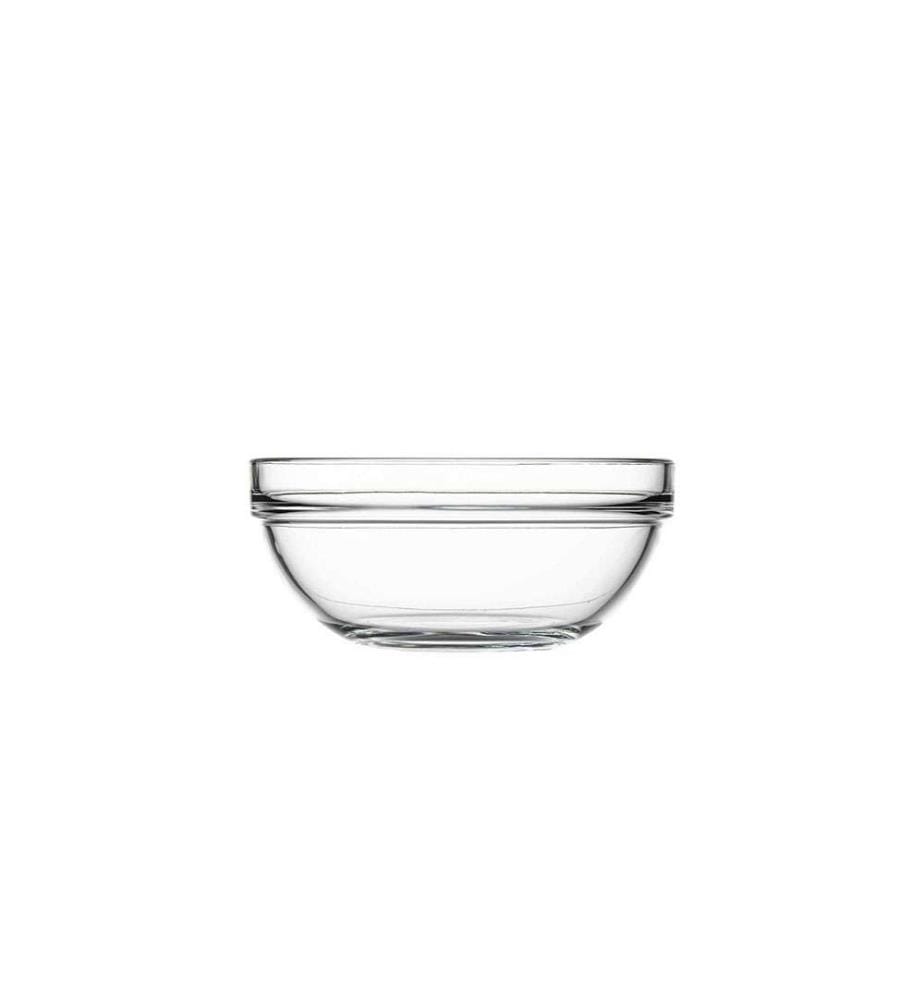 Set of 6 Glass Bowls - Clear