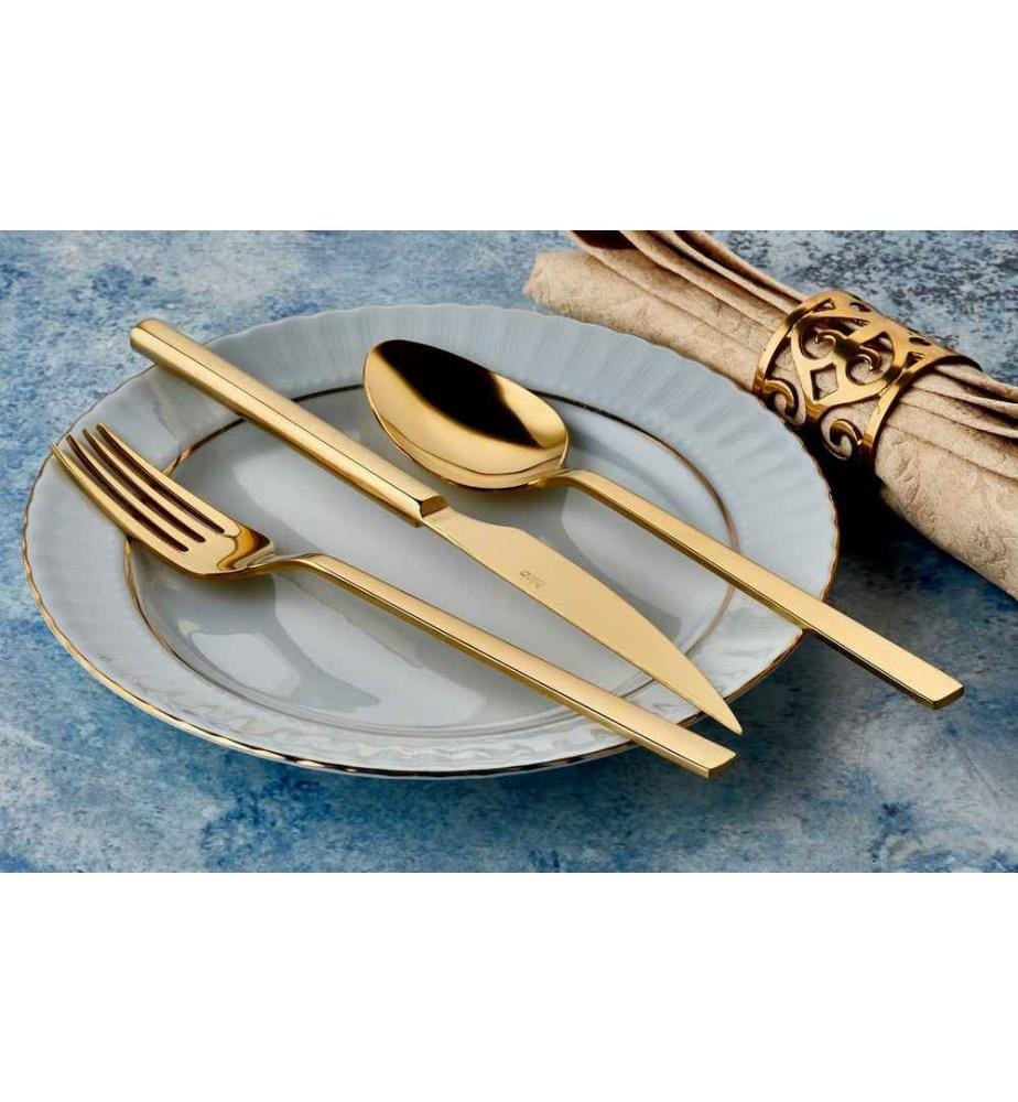 Set of 36 place settings - Gold