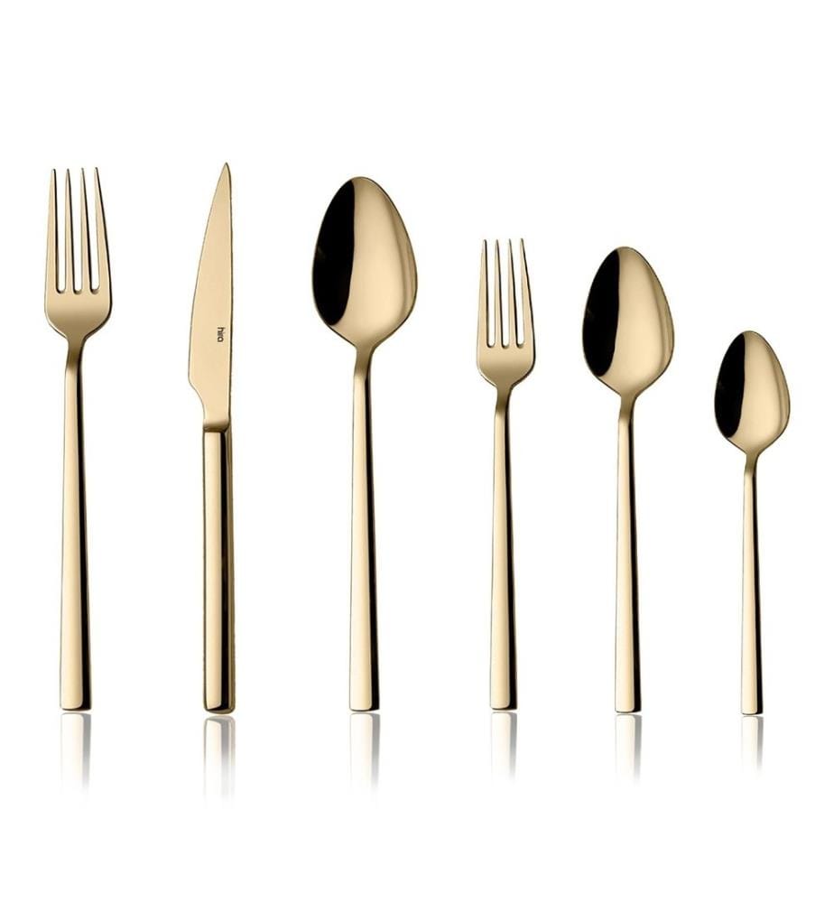 Set of 36 place settings - Gold