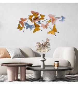 Décoration murale en métal - Multicolore