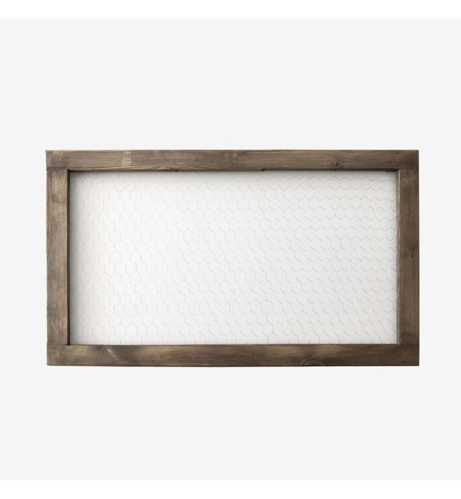 Porte-photos mural en bois - Marron