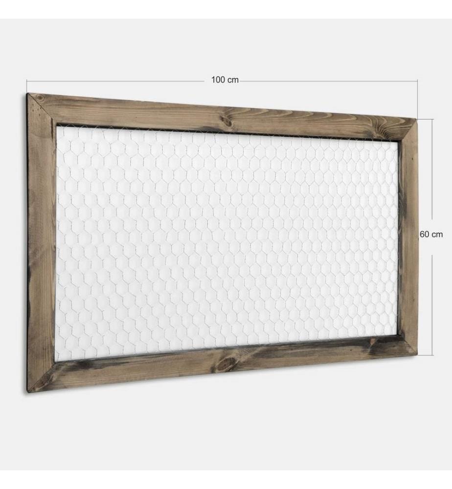 Porte-photos mural en bois - Marron