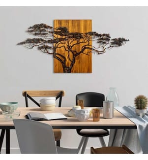 Décoration murale en bois - Multicolore