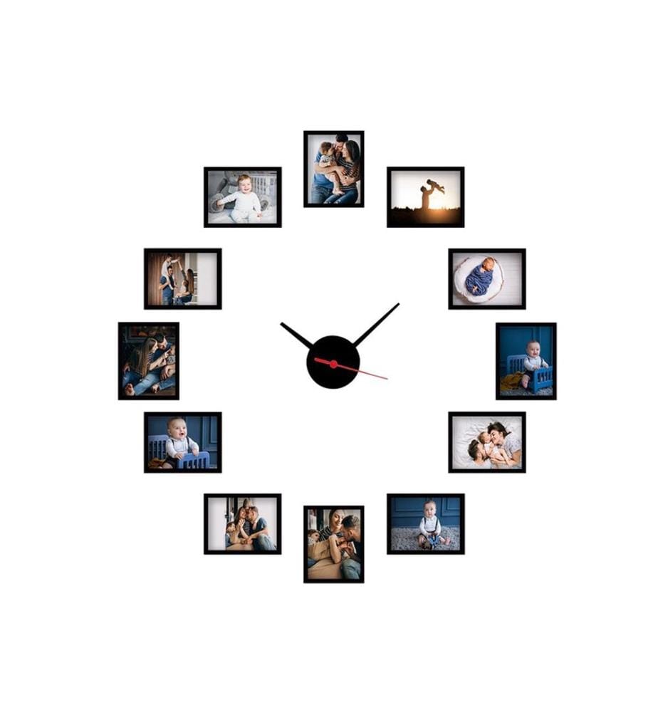 Wanduhr – Mehrfarbig