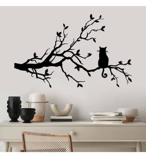 Décoration murale en métal - Noir