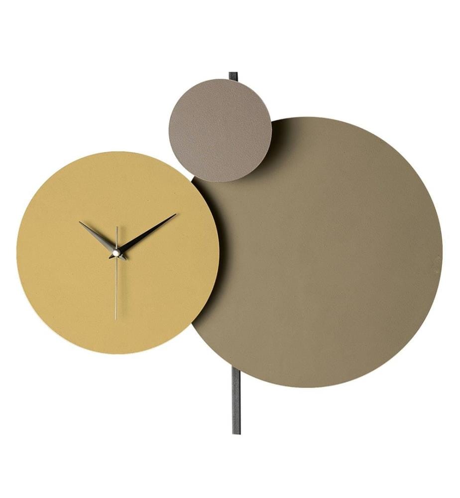 Metal Wall Clock - Beige/Cream
