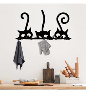 Crochet mural - Noir