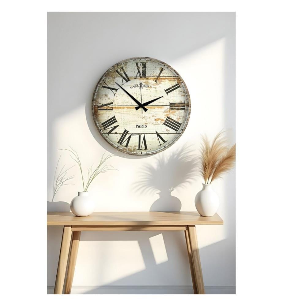 Wanduhr aus MDF – mehrfarbig