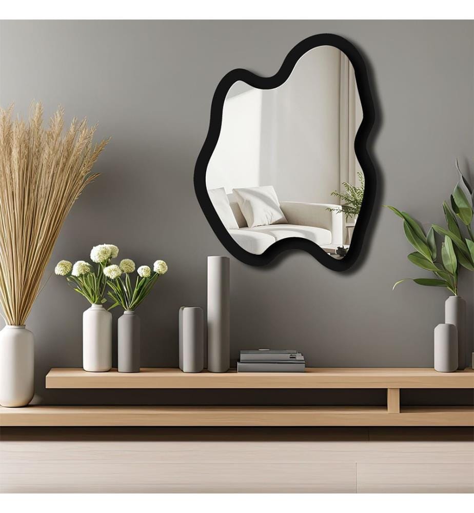 Miroir décoratif - Argenté