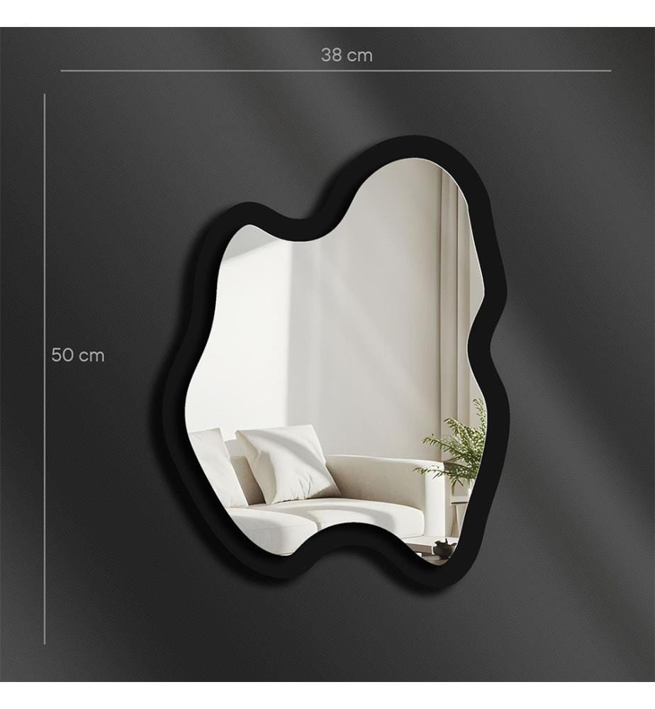 Miroir décoratif - Argenté