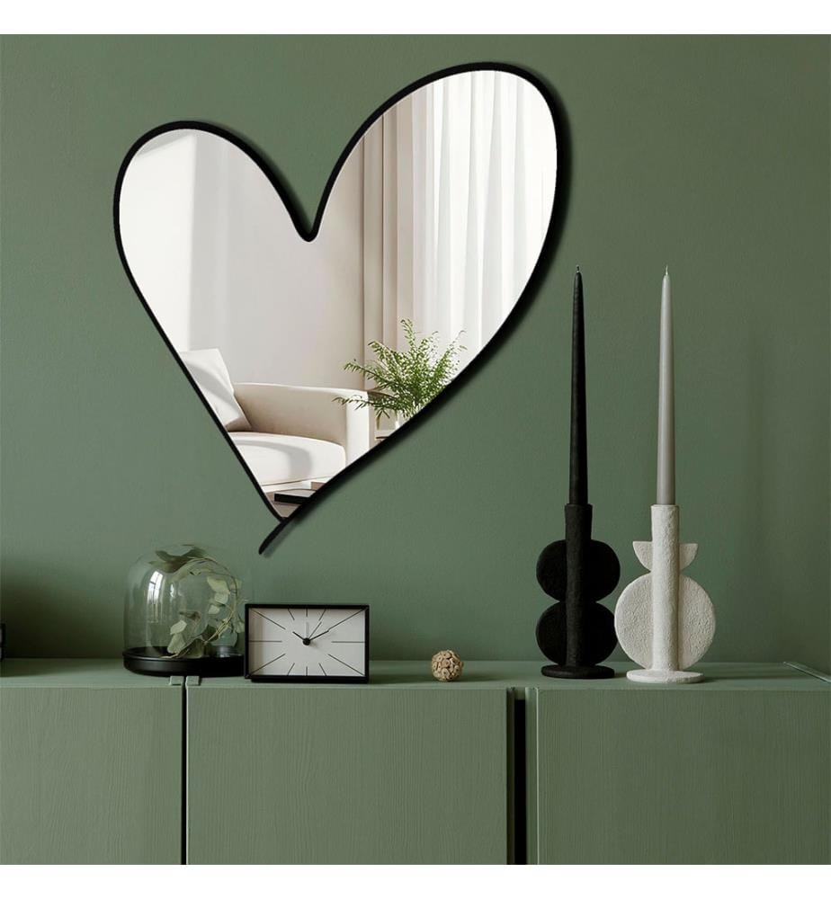Miroir décoratif - Argenté
