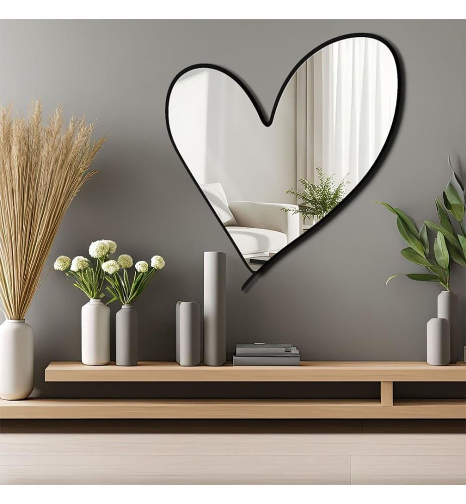 Miroir décoratif - Argenté