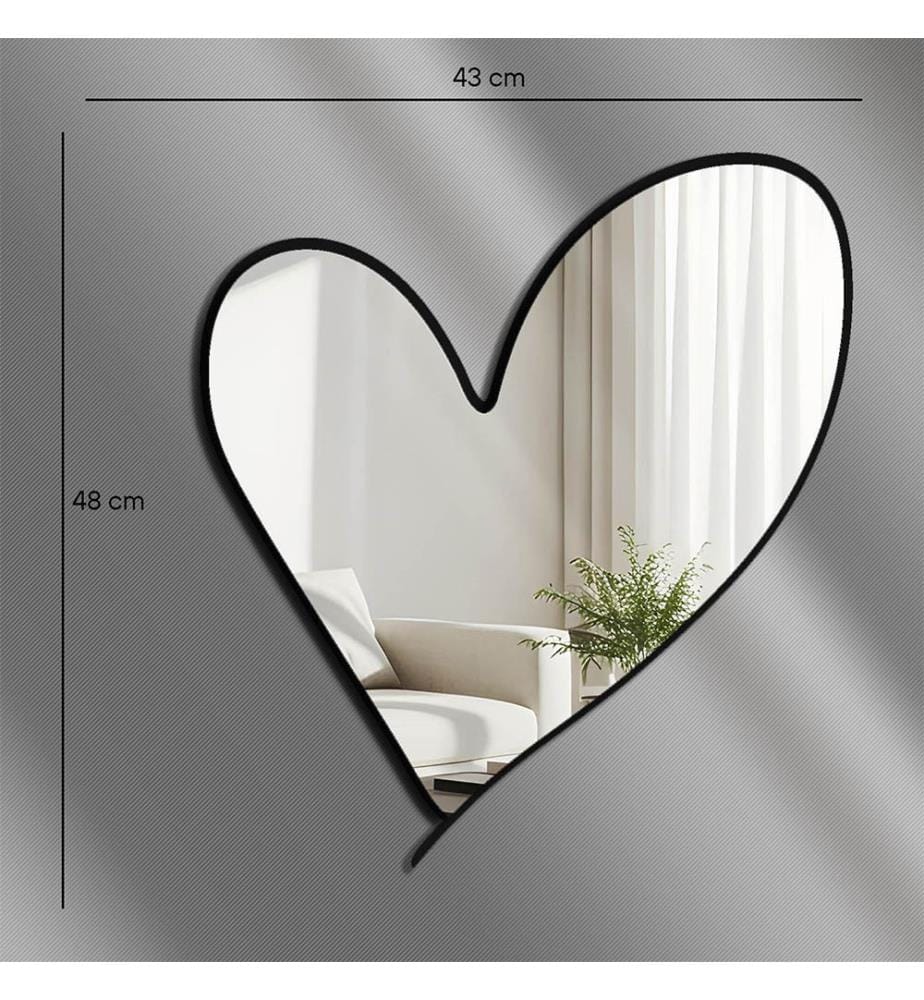 Miroir décoratif - Argenté