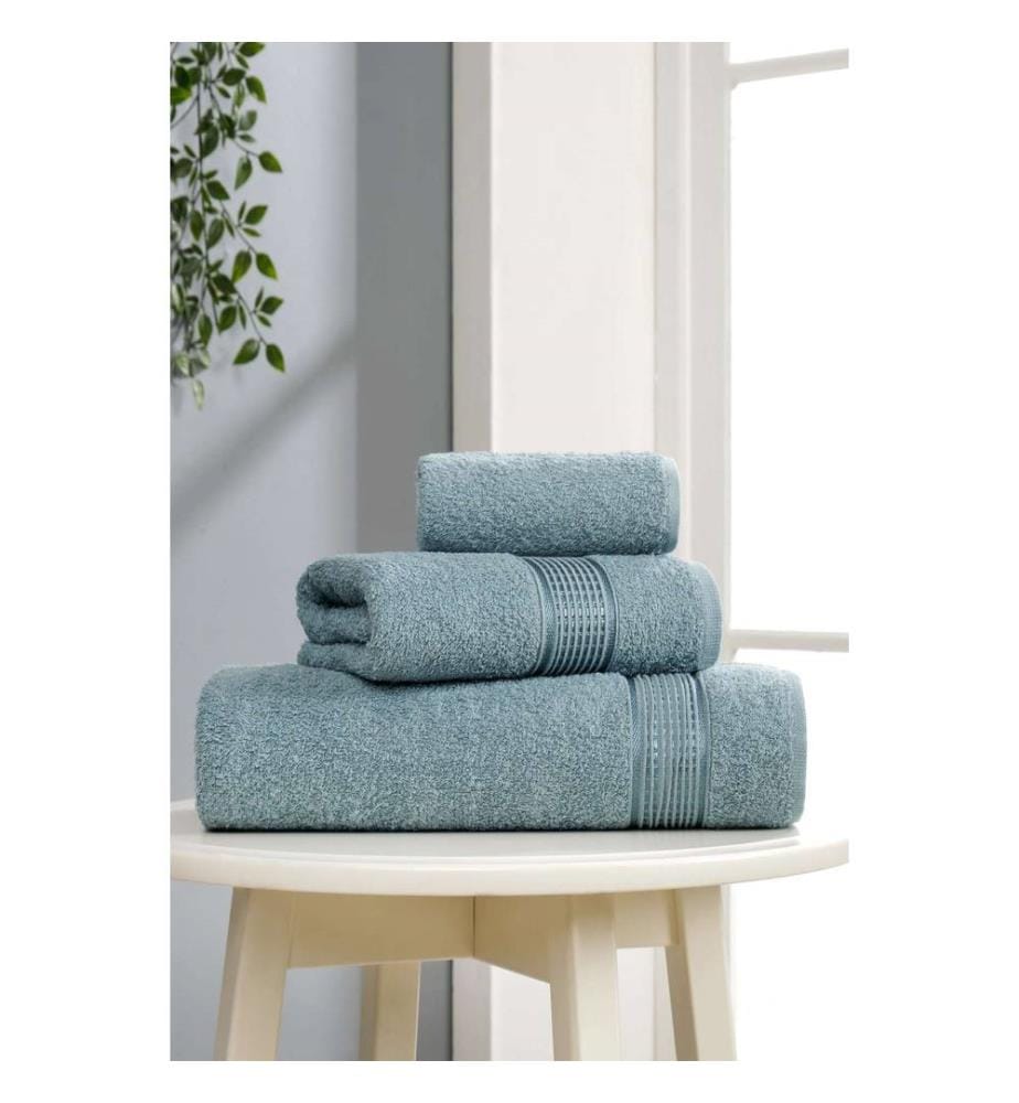 Ensemble de serviettes Ezgi (3 pièces) - Menthe