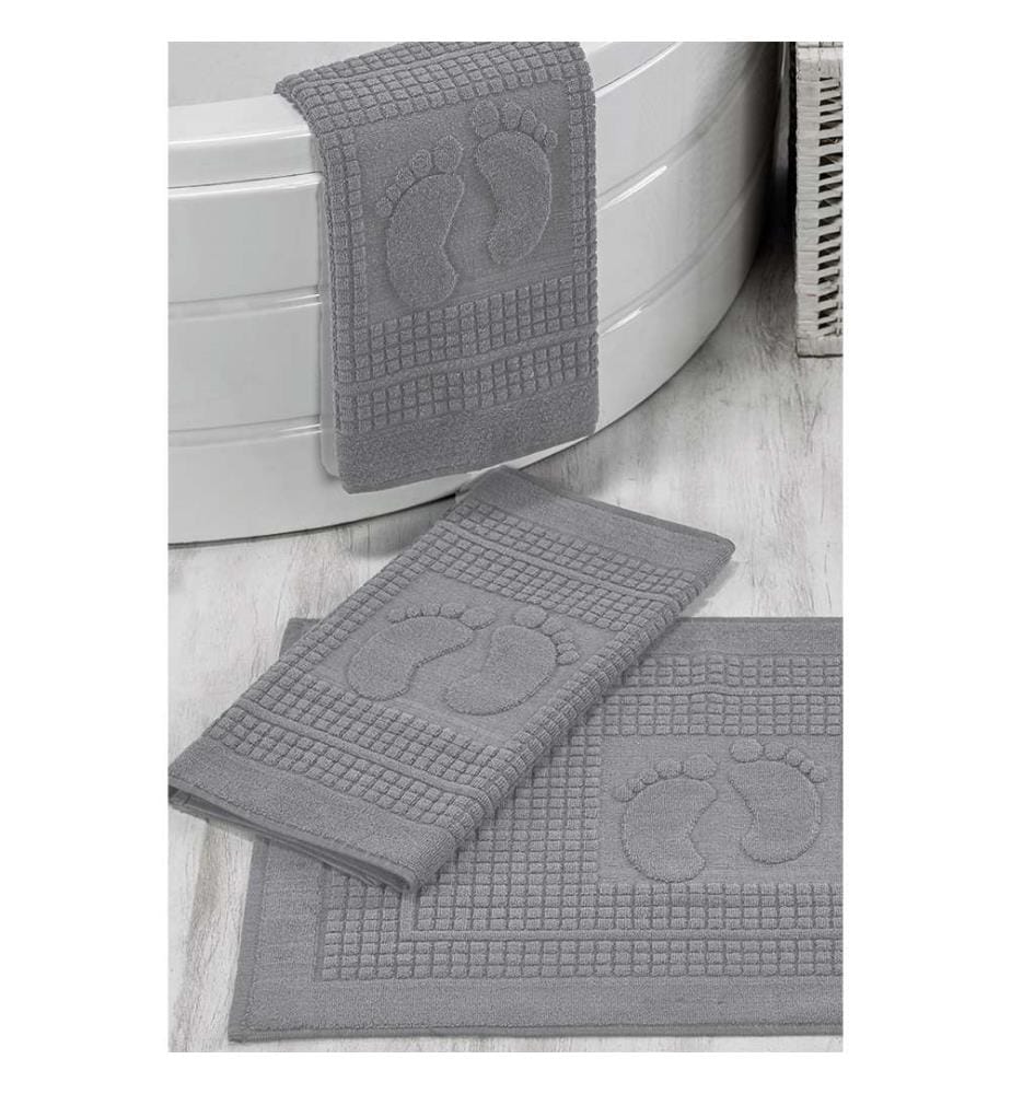 Orma Tapis de bain (3 pièces) - Gris