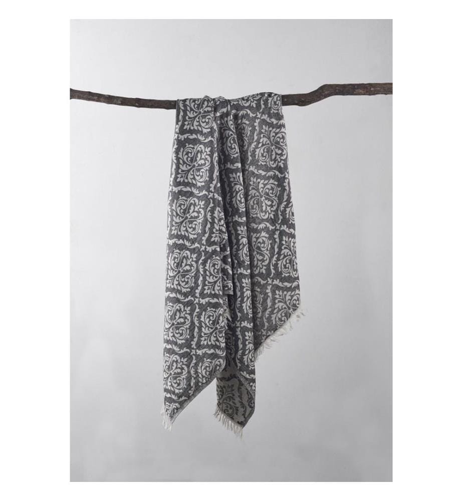 Strandtuch aus 100% Baumwolle - Schwarz & Weiss & Beige