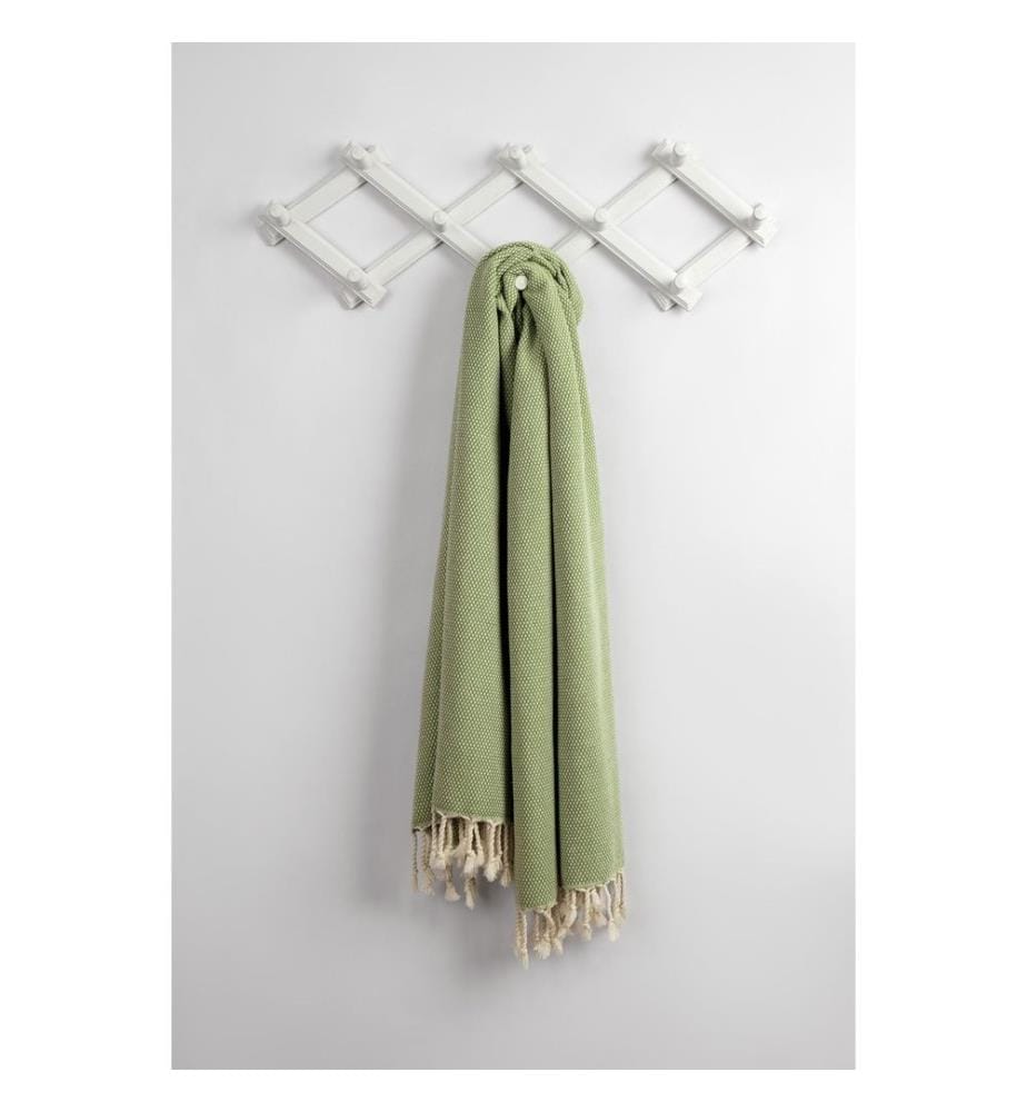 Fouta, Strandtuch, , Walnussgrün, Baumwolle