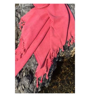 Fouta, Strandtuch, , Rosa, Baumwolle