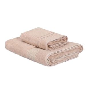 Lot de 2 Linges - Cappuccino