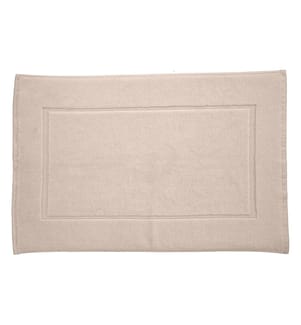 Tapis De Bain 100% Coton Peigné - Ficelle