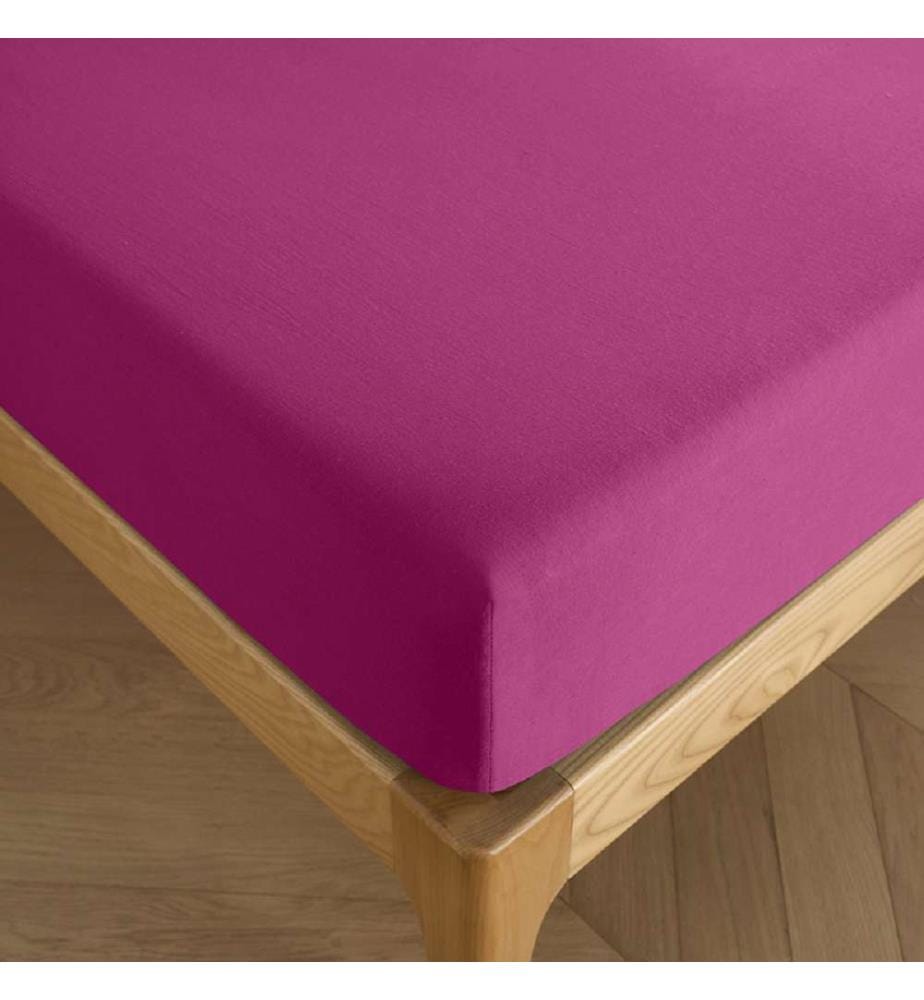 Spannbettlaken 180 x 200 cm - Magenta