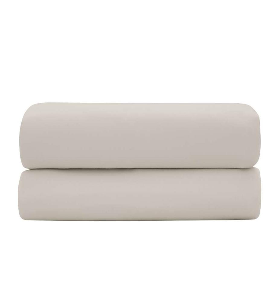 Lenzuolo a pieghe 180 x 200 Prestige Cotton Sateen - Sabbia
