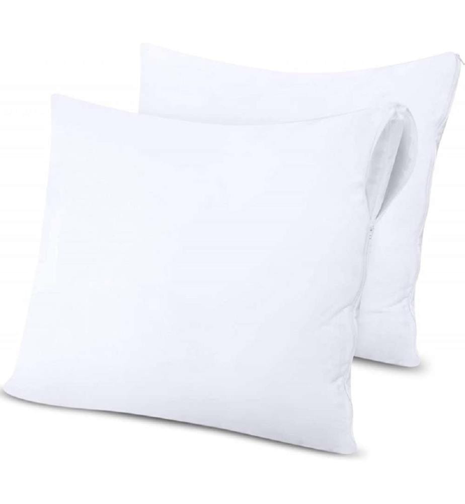 2er-Set Kissenschutz Schwamm Wasserdicht Anti-Milben - 63 x 63 cm